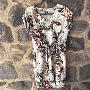 Relativity Monochrome Patterned Dress